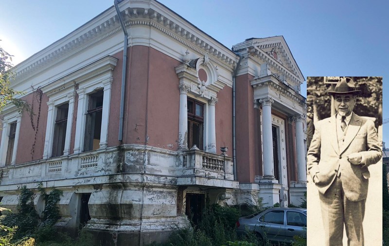 FOTO. Cum a ajuns să arate casa primarului care a transformat Bucureștiul în „Micul Paris”: tencuială care cade, geamuri sparte, prăpăd