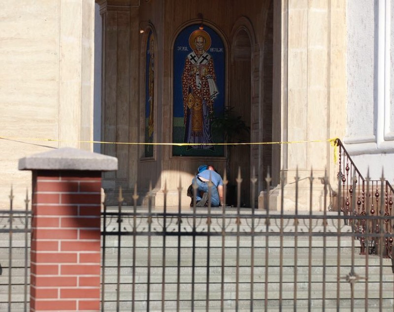 Jaf la Arhiepiscopia Buzăului și Vrancei. Enoriașii au venit la slujba de duminică, dar au fost întorși din drum