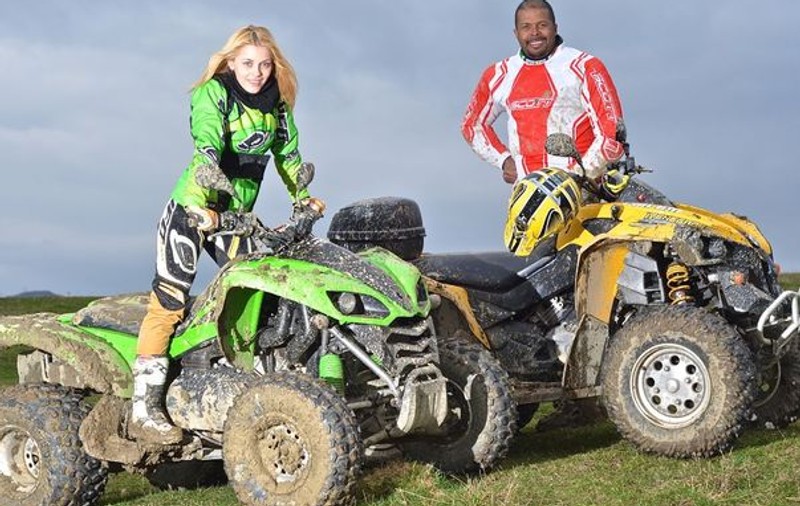 Cabral și Andreea Ibacka, weekend plin de adrenalină și nămol | FOTO