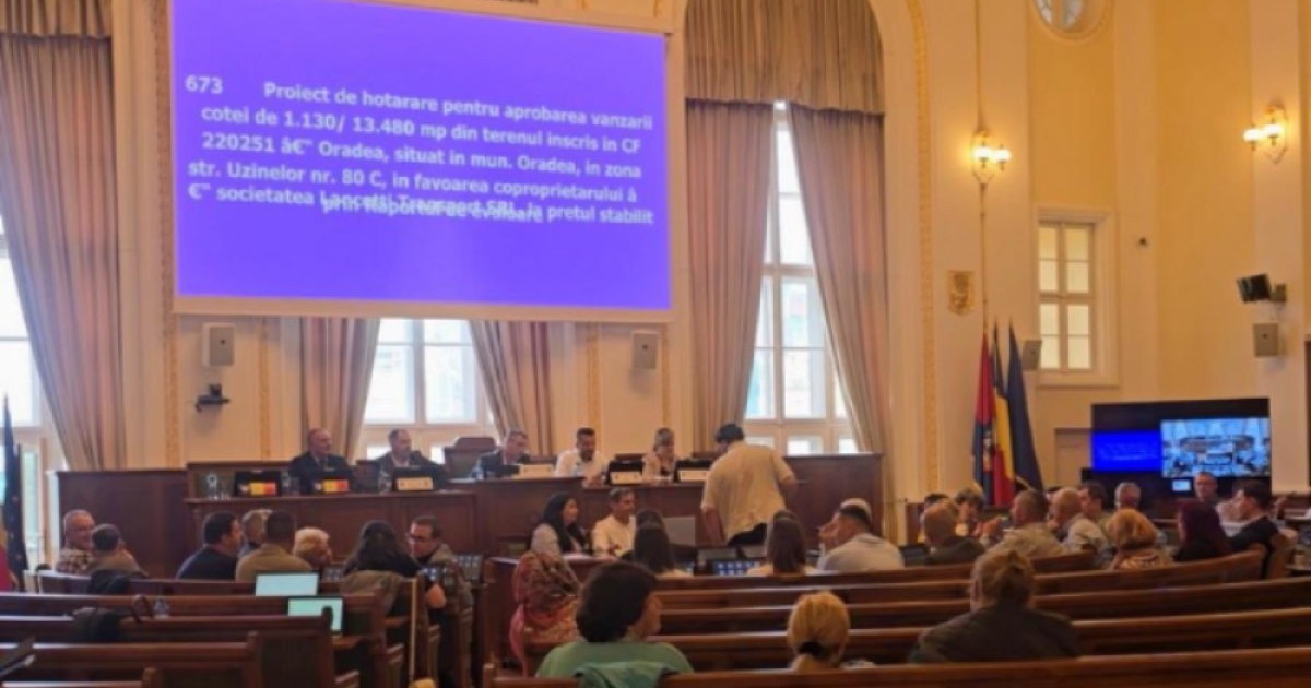 Alarma se declanșează accidental la Primăria Oradea. Foto Bhoreanul