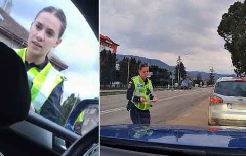 Polițista din Târgu Ocna filmată când s-a enervat pe un șofer nevinovat este cercetată de Biroul Intern al IPJ Bacău
