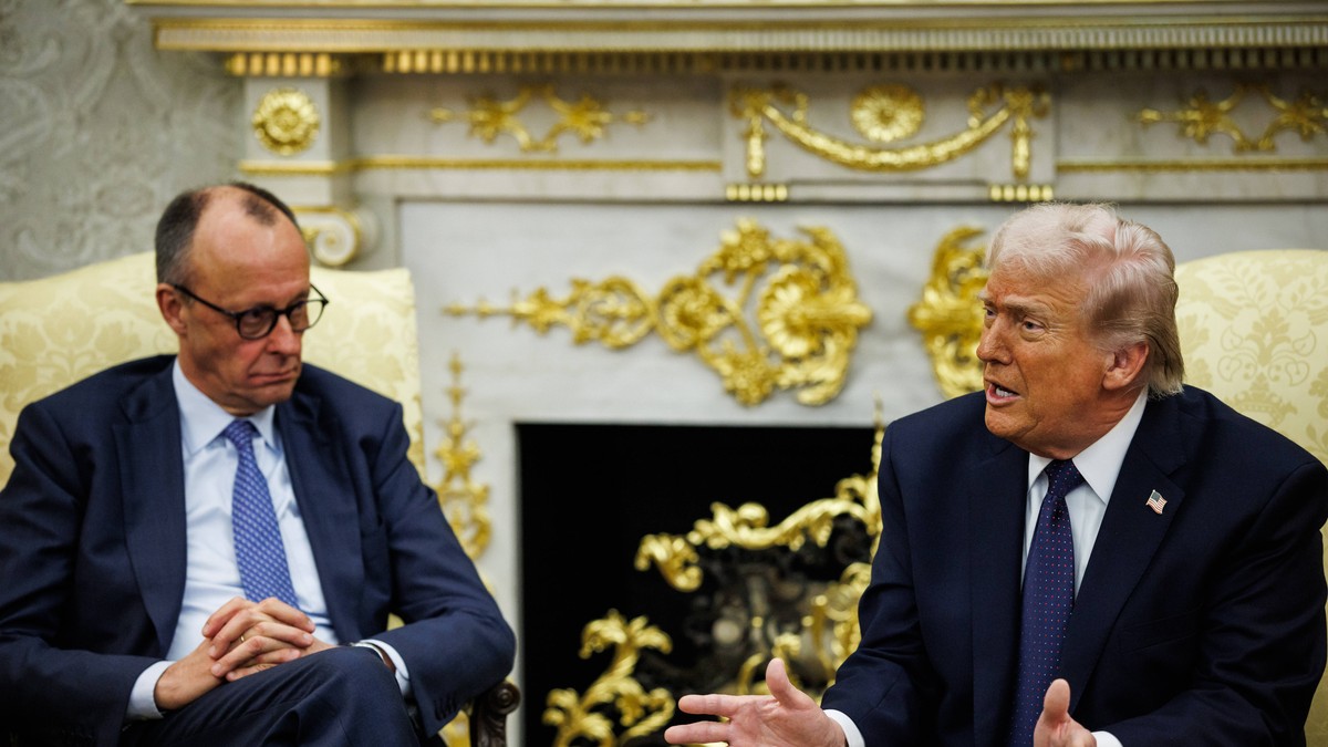 Friedrich Merz, găzduit de Donald Trump la Casa Albă Foto: Imago