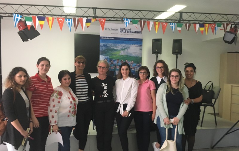 Ana Maria Brânză, Loredana Dinu și Valeria Răcilă au vizitat școlile din București pentru a promova practicarea sportului