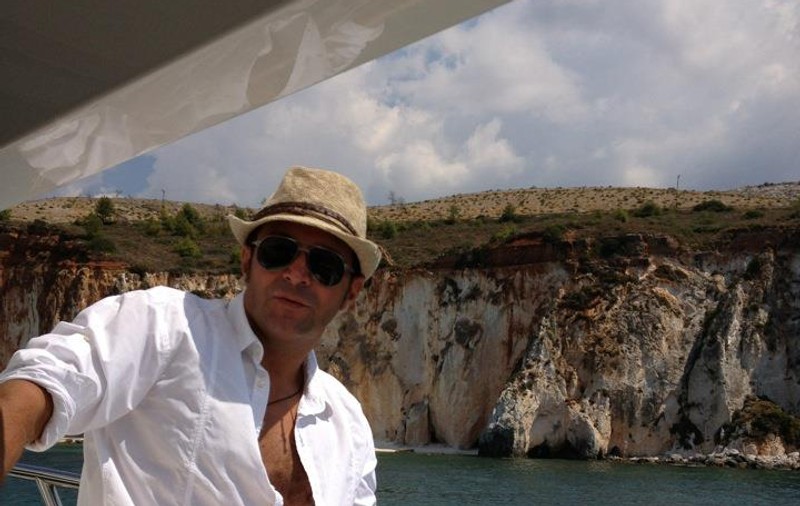 Daniel Buzdugan, vacanţă în Însula Kefalonia din Grecia