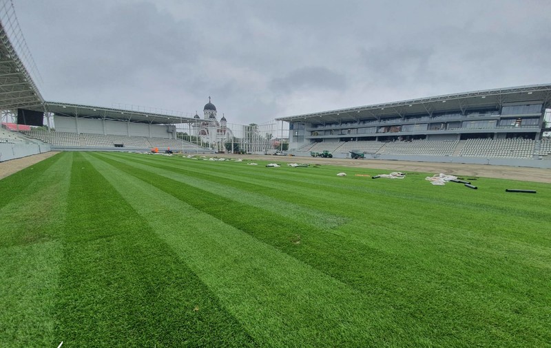 Stadionul Arcul de Triumf, realizat în proporţie de 90 la sută