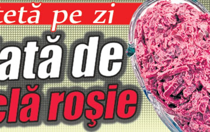 O reţetă pe zi - Salată de sfeclă roşie