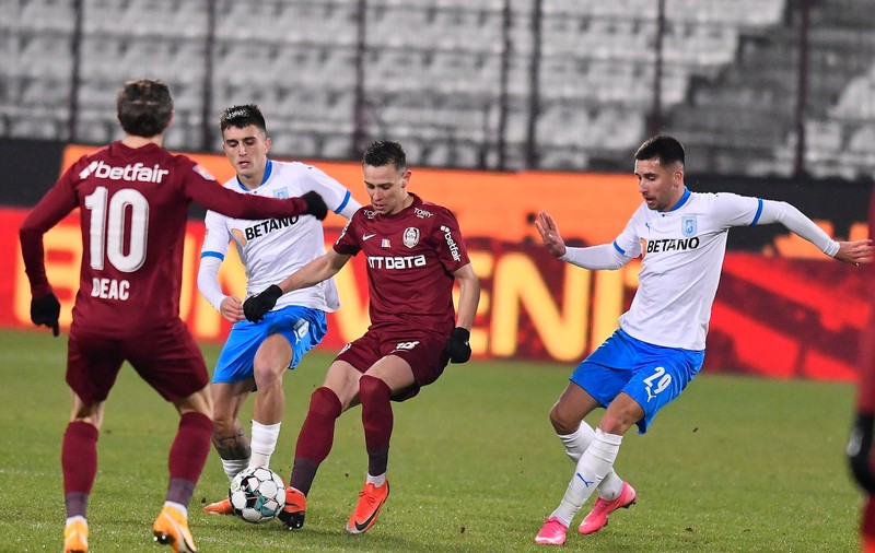 Liga 1, etapa a 15-a. CFR Cluj și Craiova au încheiat sezonul cu un derby nul. FCSB e lider