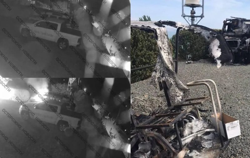 Două mașini ale șefului Russia Today, post de propagandă al Kremlinului, incendiate la vila lui de 16 milioane de euro din Crimeea