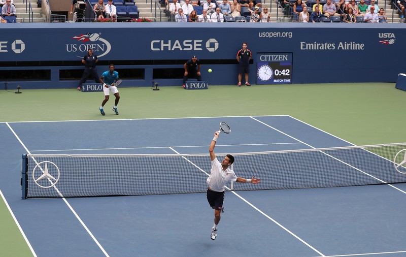 Tenis. Djokovici a măturat terenul cu Monfils, în prima semifinală de la US Open. Finală cu Wawrinka