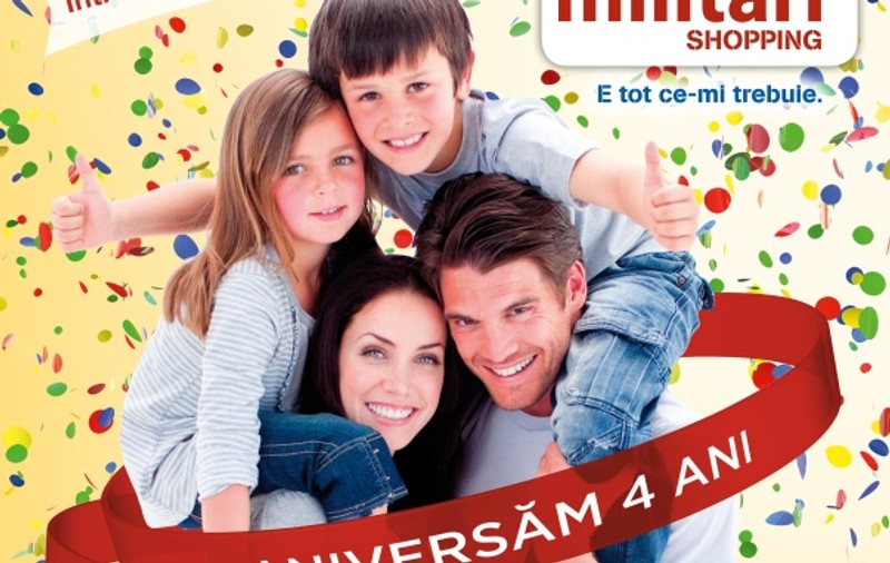 (P) Militari Shopping aniversează 4 ani de la deschidere, cu 4 zile de evenimente