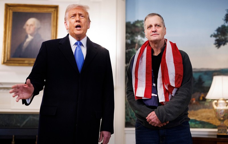 Donald Trump l-a primit pe profesorul eliberat din Rusia și a anunțat un nou schimb de deținuți, unul „foarte special” I VIDEO