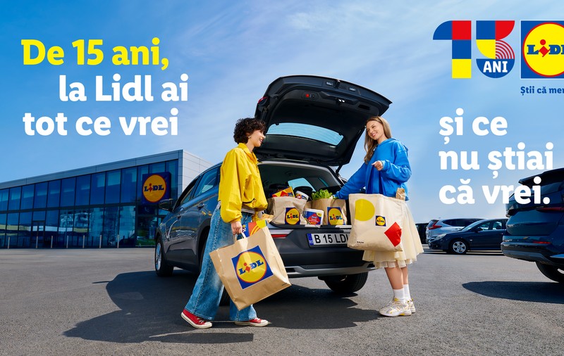 De 15 ani, la Lidl ai tot ce vrei și ce nu știai că vrei: experiențe și premii pentru fiecare