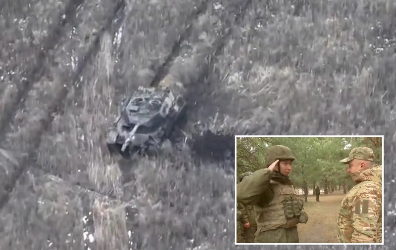 Armata ucraineană a pierdut primul tanc german Leopard 1A5. Soldații ruși care l-au distrus au primit 7.200 de euro și medalii | VIDEO