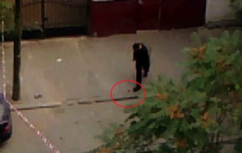 Grenadă militară ”uitată” în mijlocul străzii