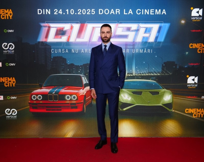 Vedete la premiera filmului „Cursa”. Cum au apărut Bianca Drăgușanu, Smiley și Connect-R