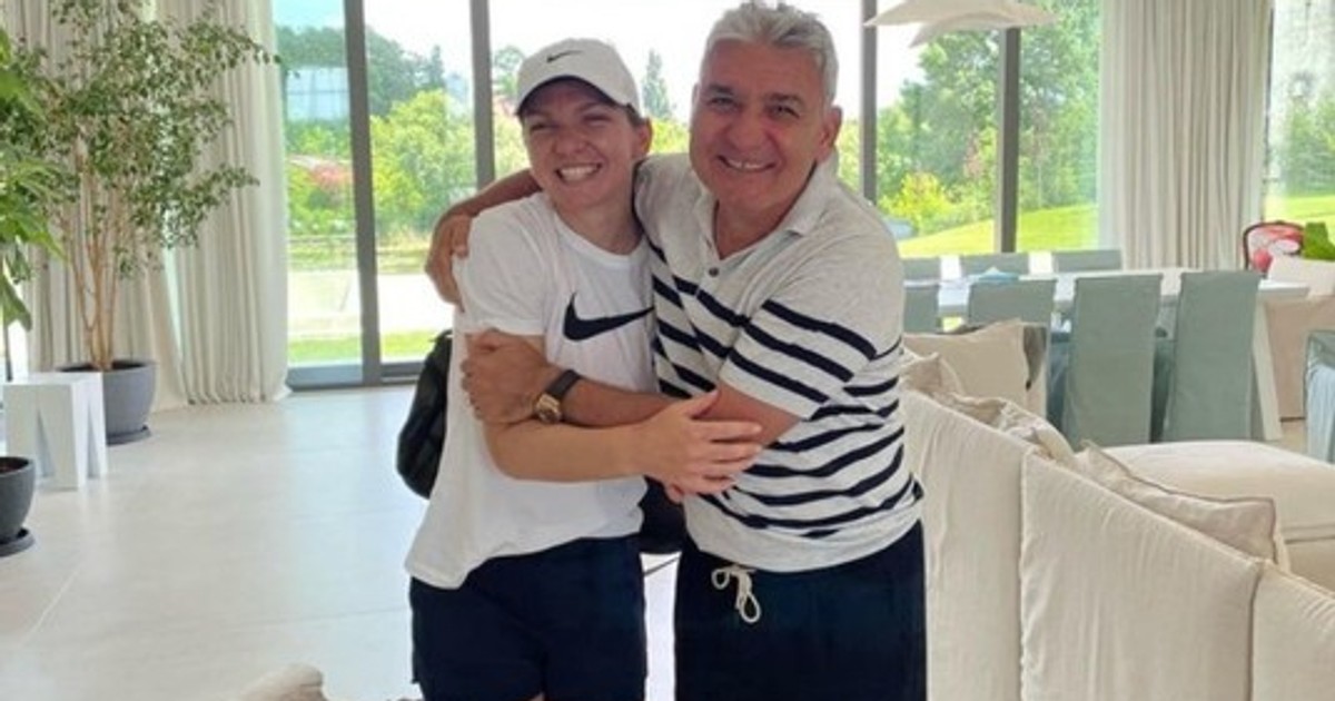 Simona Halep și Stere Halep, tatăl ei