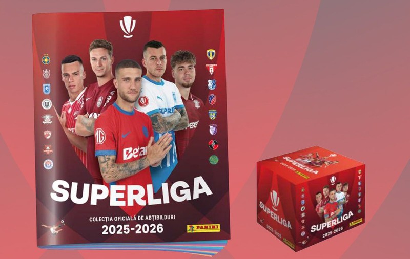 Panini lansează un album cu stickere pentru Superliga: când vor putea microbiștii să îi colecționeze pe Bîrligea, Borza și Cîrjan