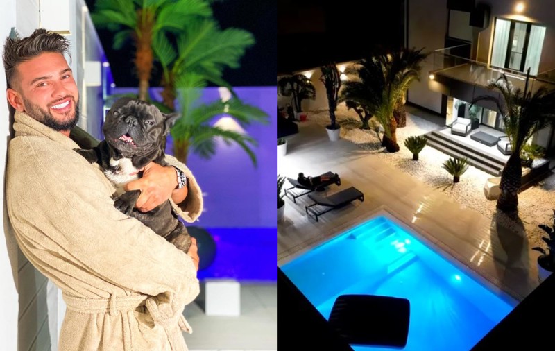 Imagini din curtea lui Dorian Popa. A investit mii de euro pentru a avea propriul paradis acasă