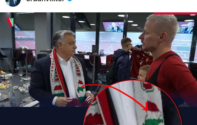 Federația Maghiară de Fotbal anunță că UEFA i-a permis afișarea la meciuri a steagului Ungariei Mari: „Ura nu este calea”