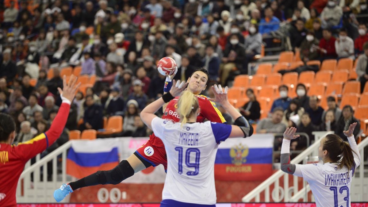 România a pierdut clar în fața Rusiei la CM de handbal FOTO: Cristi Preda