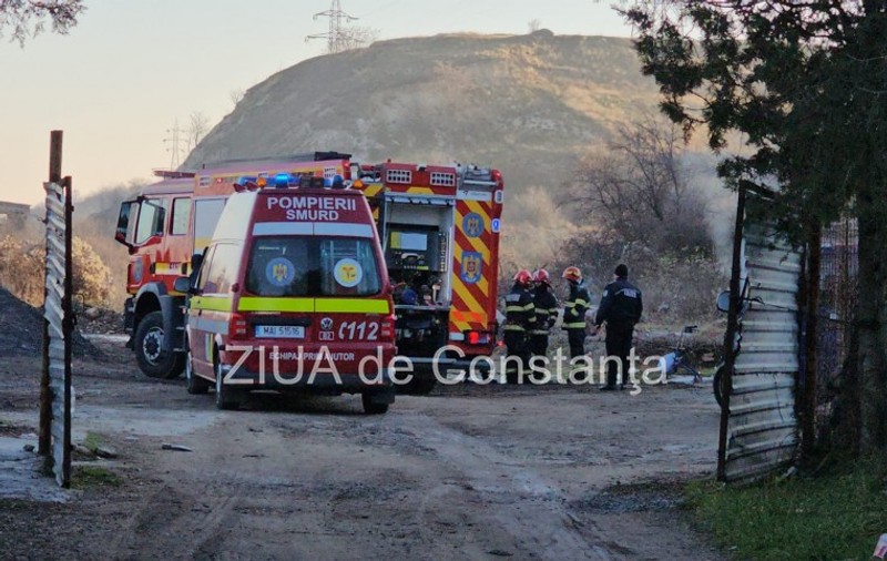 Incendiu la o baracă din Murfatlar, județul Constanța. O femeie de 72 de ani a murit carbonizată