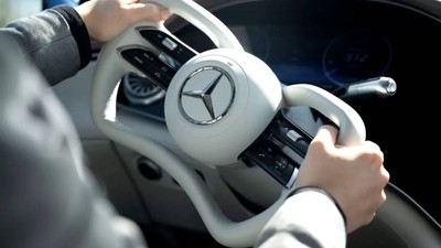 mercedes benz interior masina volan