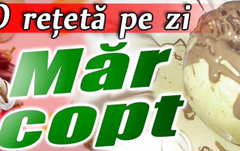 O reţetă pe zi - Măr copt