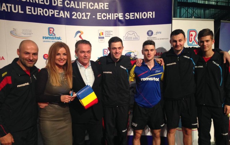 Tenis de masă. Echipa masculină a României a învins Turcia cu 3-0, în preliminariile CE 2017