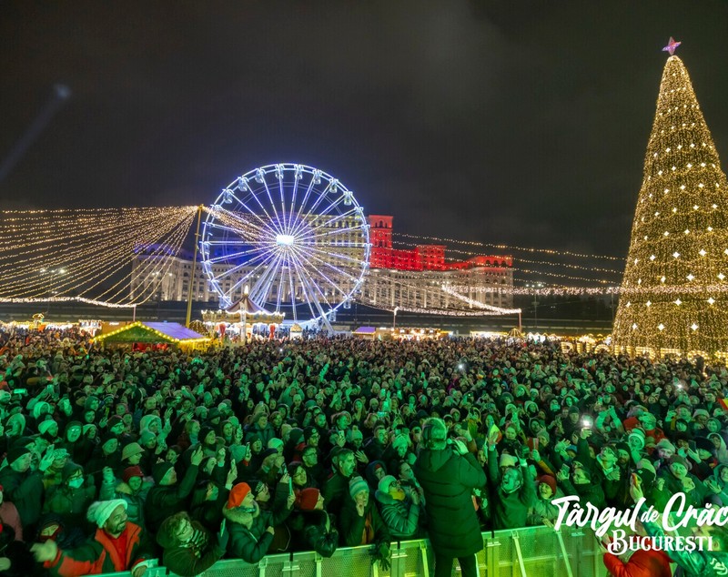Târgul de Crăciun București 2025. Cât costă să închiriezi o căsuță pentru a vinde sarmale, cârnați și fasole cu ciolan