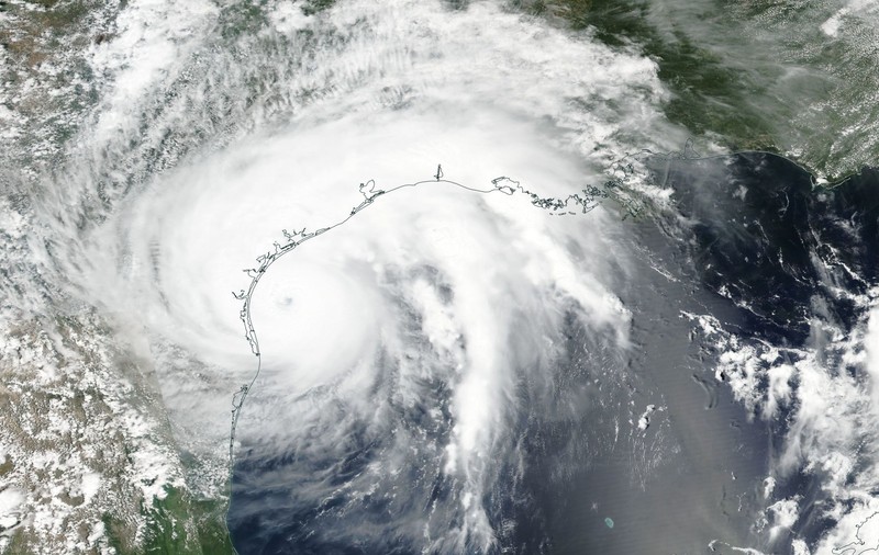 VIDEO | Cum se vede din spațiu uraganul Harvey