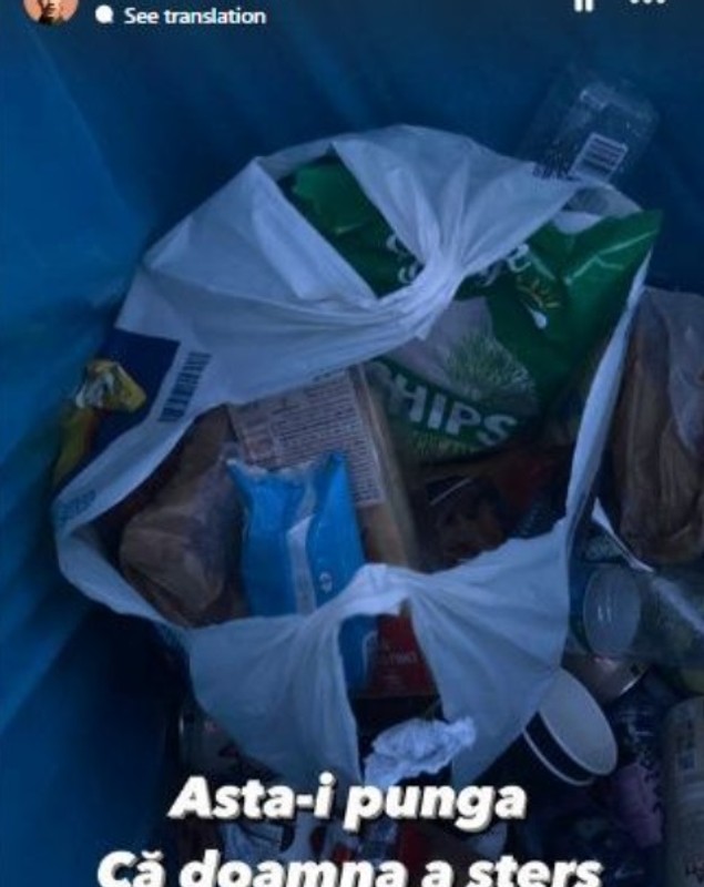 Sânziana Negru, acuzată că a aruncat la gunoi produsele alimentare Lidl pe care le promovase pe Instagram. Reacția iubitului ei și a magazinului