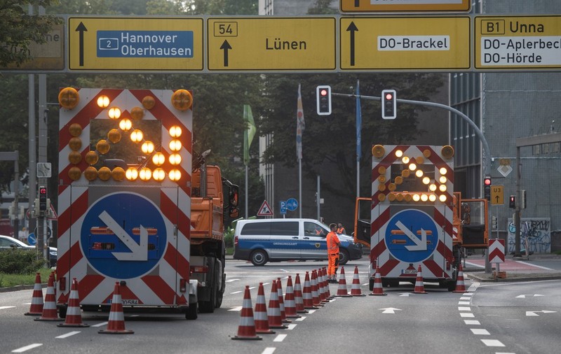 Peste 7.000 de persoane, evacuate din Dortmund, pentru detonarea unei bombe din Al Doilea Război Mondial