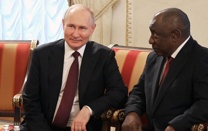 Pretextul invocat de Cyril Ramaphosa pentru ca Africa de Sud să nu-l aresteze pe Putin: „Ar fi o declarație de război împotriva Rusiei"