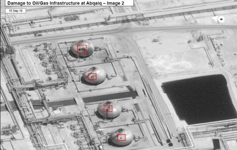 Imaginile din satelit dezvăluite de SUA după atacul cu drone din Arabia Saudită. Americanii susțin că Iranul ar fi implicat