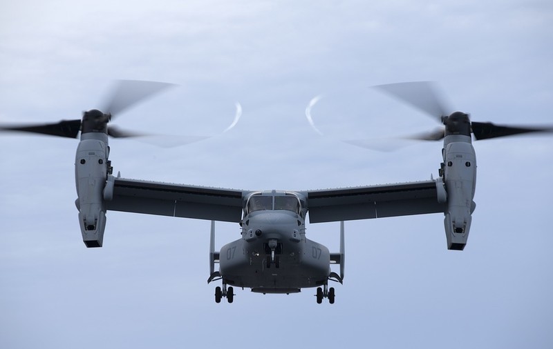 Rămășițe umane găsite în apele Japoniei, în locul în care s-a prăbușit un avion militar american de tip Osprey