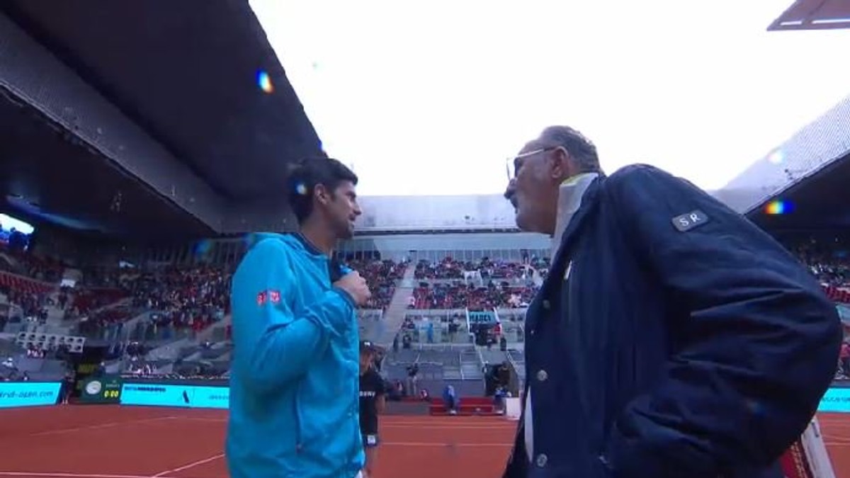 Meciul Novak Djokovic - Feliciano Lopez s-a jucat cu acoperișul tras după ce Ion Țiriac a discutat cu cei doi jucători de tenis