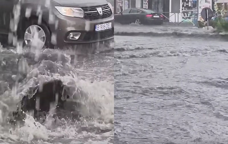 Furtuna a făcut ravagii în Pantelimon, județul Ilfov: a plouat în ultimele zile cât pentru două luni