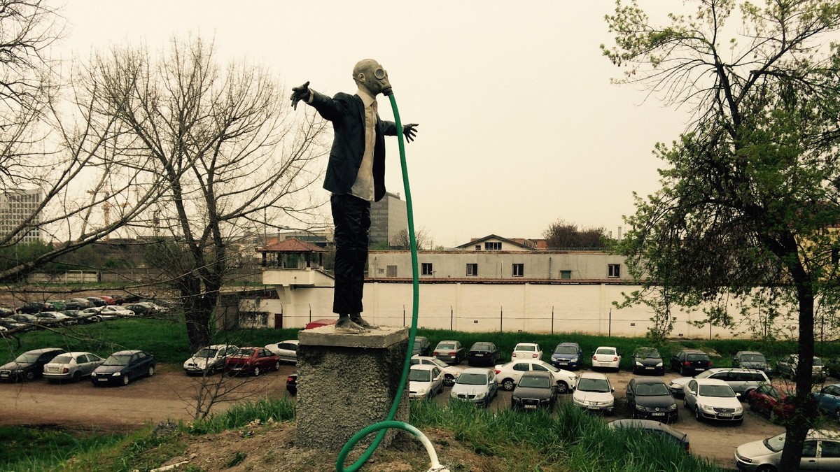 Apariție șocantă la Timișoara: Cristo Redentor, reinterpretat de Grupul Baraka