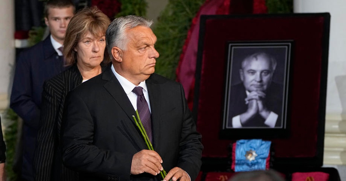 Viktor Orban, la funeraliile lui Mihail Gobarciov