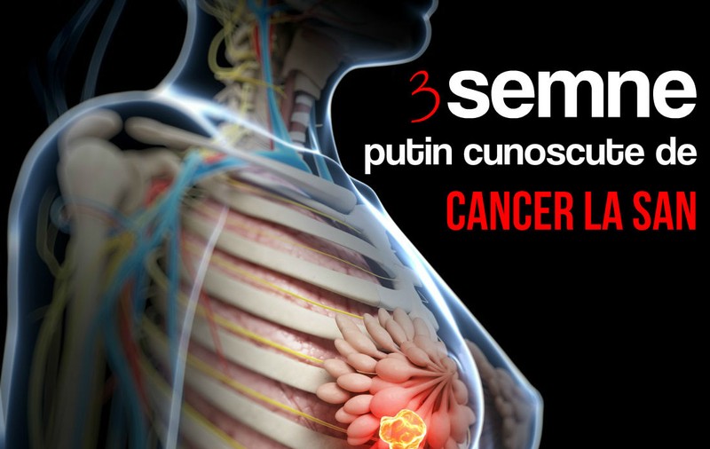 Simptome mai puțin cunoscute ale cancerului de sân