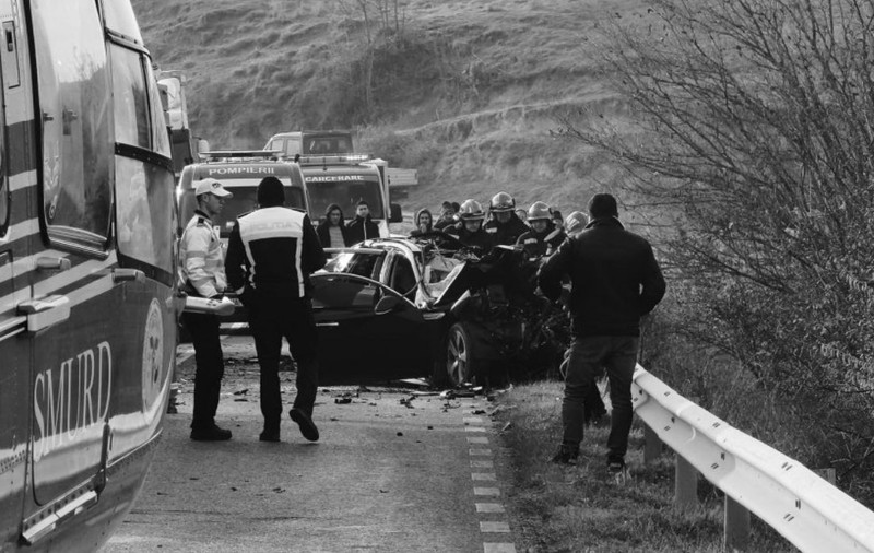 Trei oameni au murit pe loc, într-un accident la Foltești, în Galați