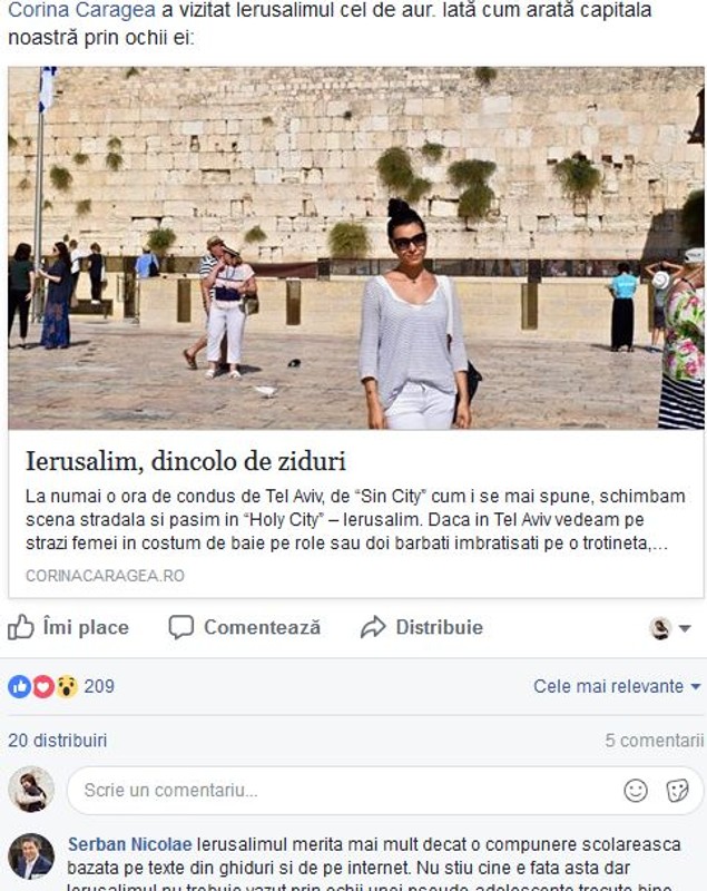 Șerban Nicolae se ia de Corina Caragea. "Nu trebuie văzut cu ochii unei pseudo-adolescente trecute bine de 30 de ani"