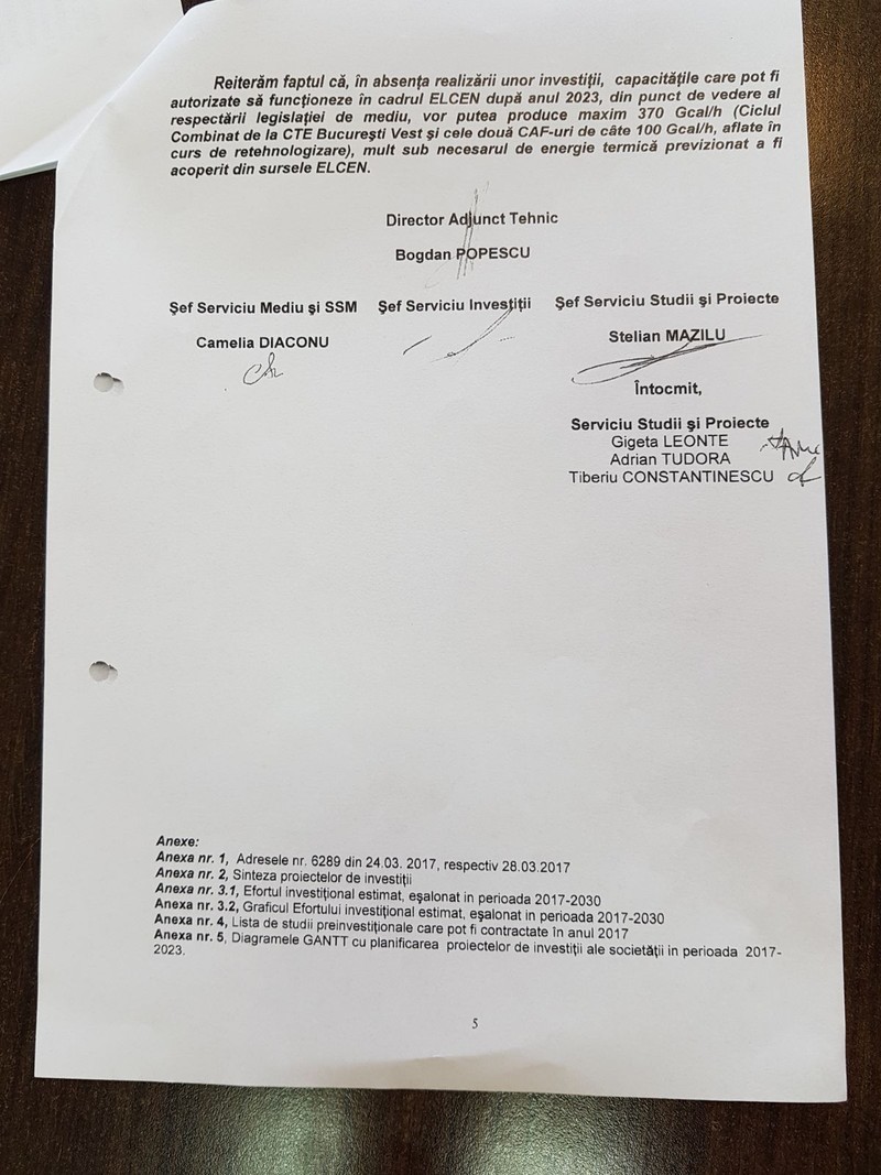Un document obţinut în exclusivitate de Libertatea.ro arată că Bucureştiul va rămâne fără apă caldă şi căldură în cel mult 5 ani