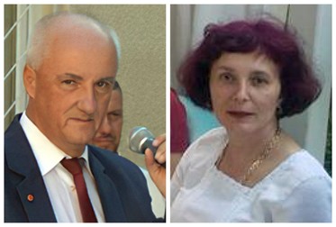 Mircea Crîsnic și soția sa, Cezara Crîsnic