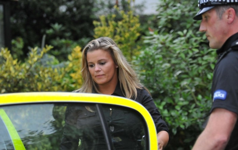 Kerry Katona a petrecut o zi la închisoare