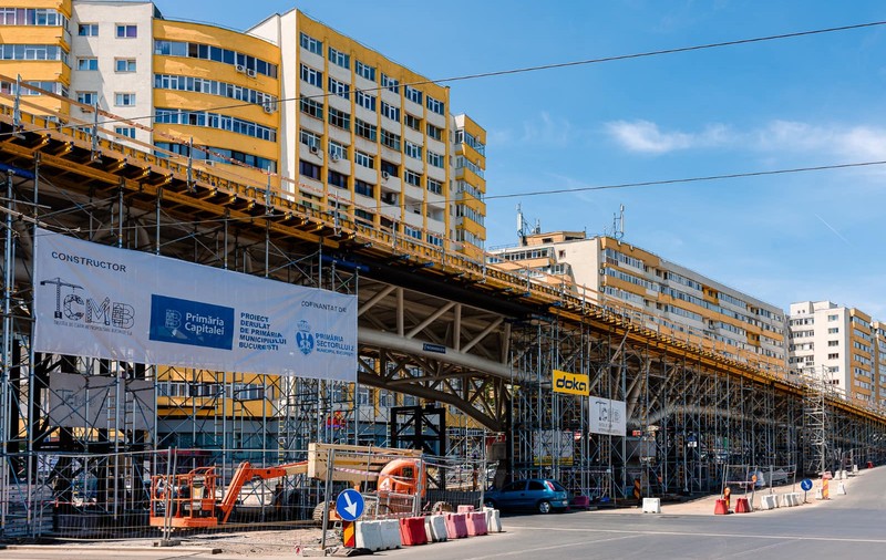 Nicușor Dan anunță că începe betonarea Pasajului Doamna Ghica. Când se deschide circulației