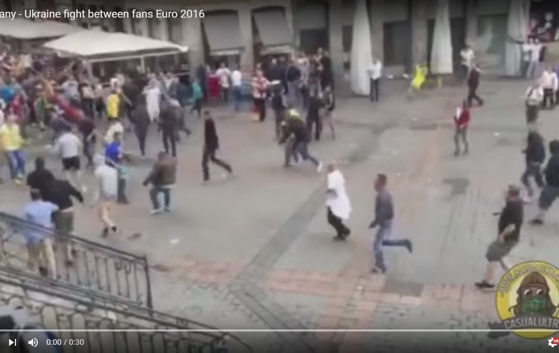 Euro 2016. Războaiele de stradă nu se mai opresc. De data asta nemții și ucrainenii s-au ”pocit” | VIDEO