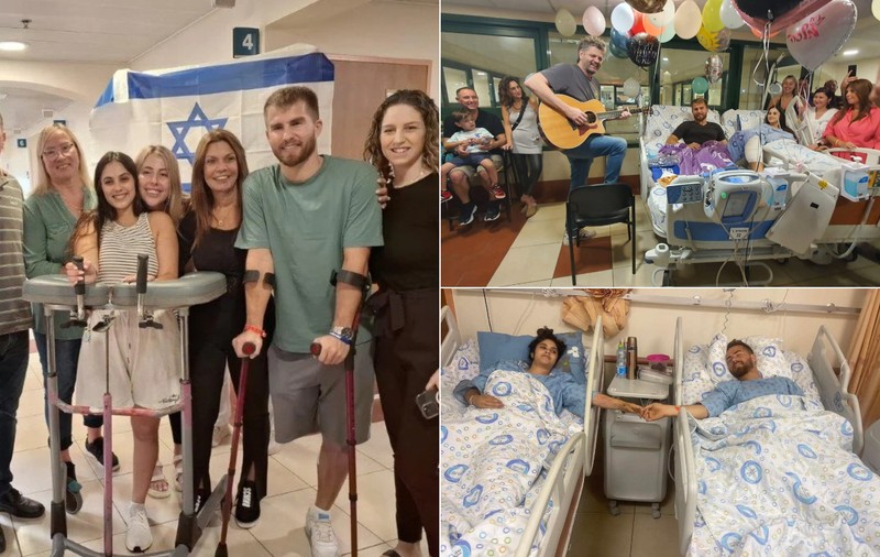 Împușcați împreună, internați împreună, salvați împreună. Povestea cuplului schilodit în masacrul Hamas care s-a ținut de mână și pe patul de spital