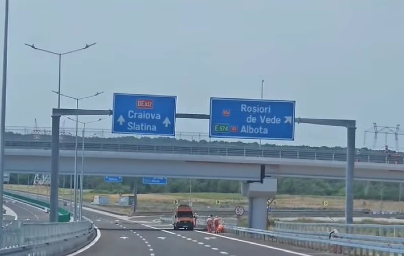 Ultimii 12 kilometri din Drumul Expres Craiova – Pitești DEx12 se vor deschide circulației până la sfârșitul lunii I VIDEO