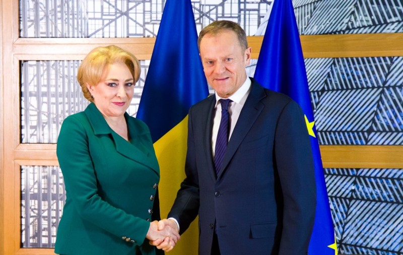 Dăncilă, întâlnire cu președintele Consiliului European, Donald Tusk; România sprijină relațiile cu țările din Parteneriatul Estic